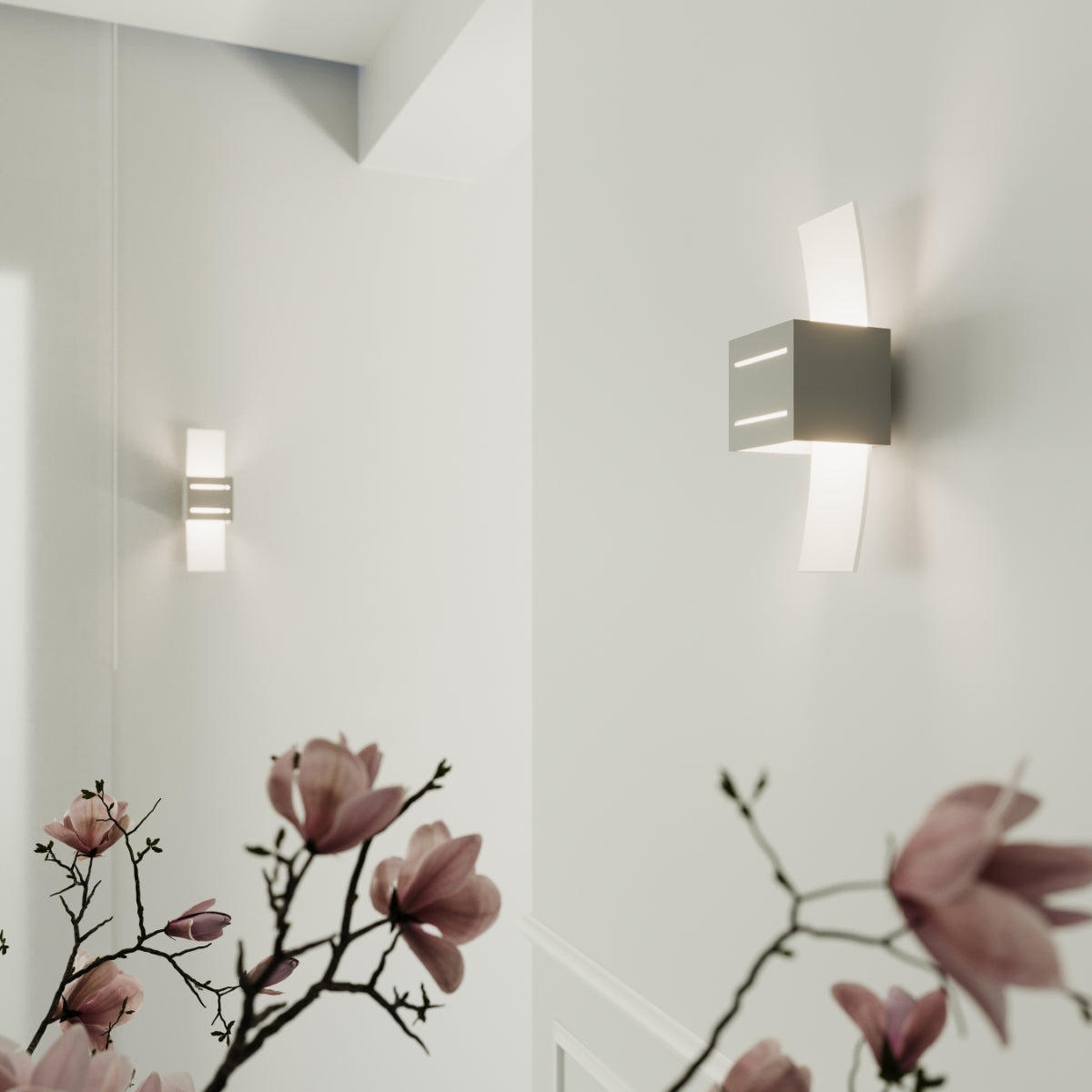 Wandlamp LORETO grijs