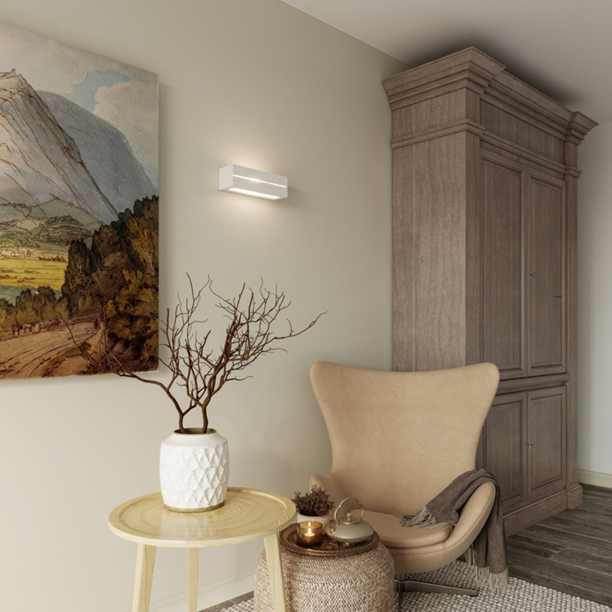 Wandlamp keramiek VEGA LINE