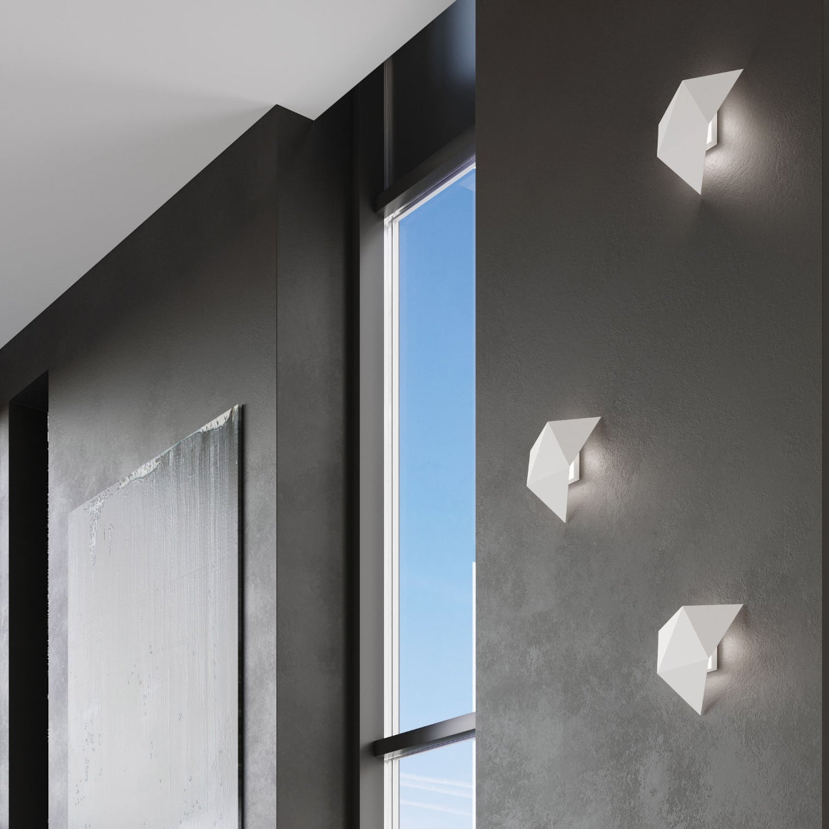 Wandlamp SOLIDO wit