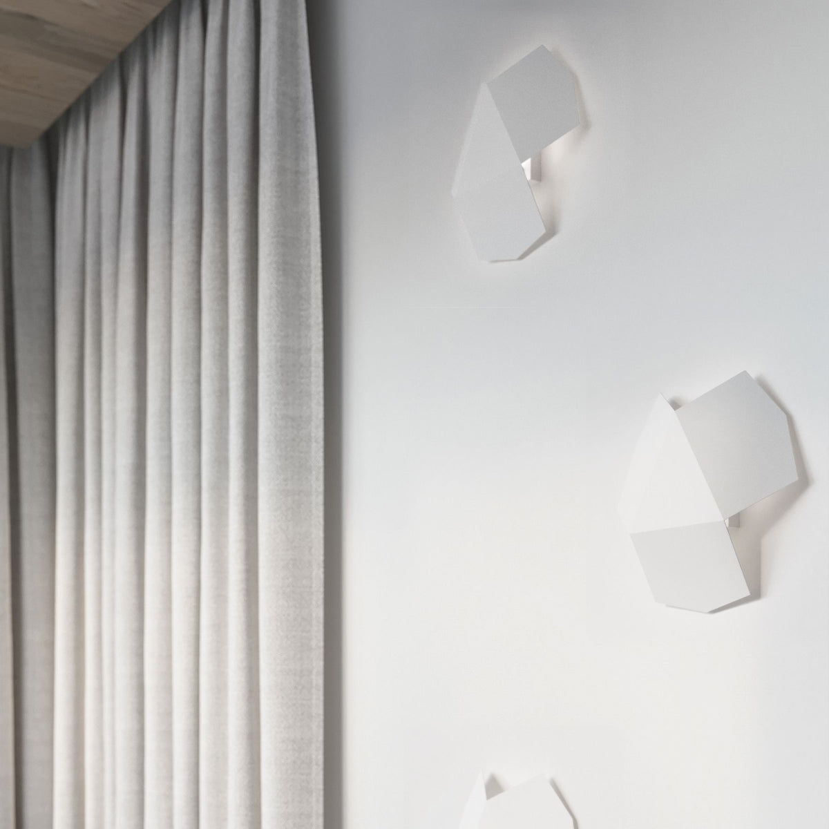 Wandlamp TRE wit