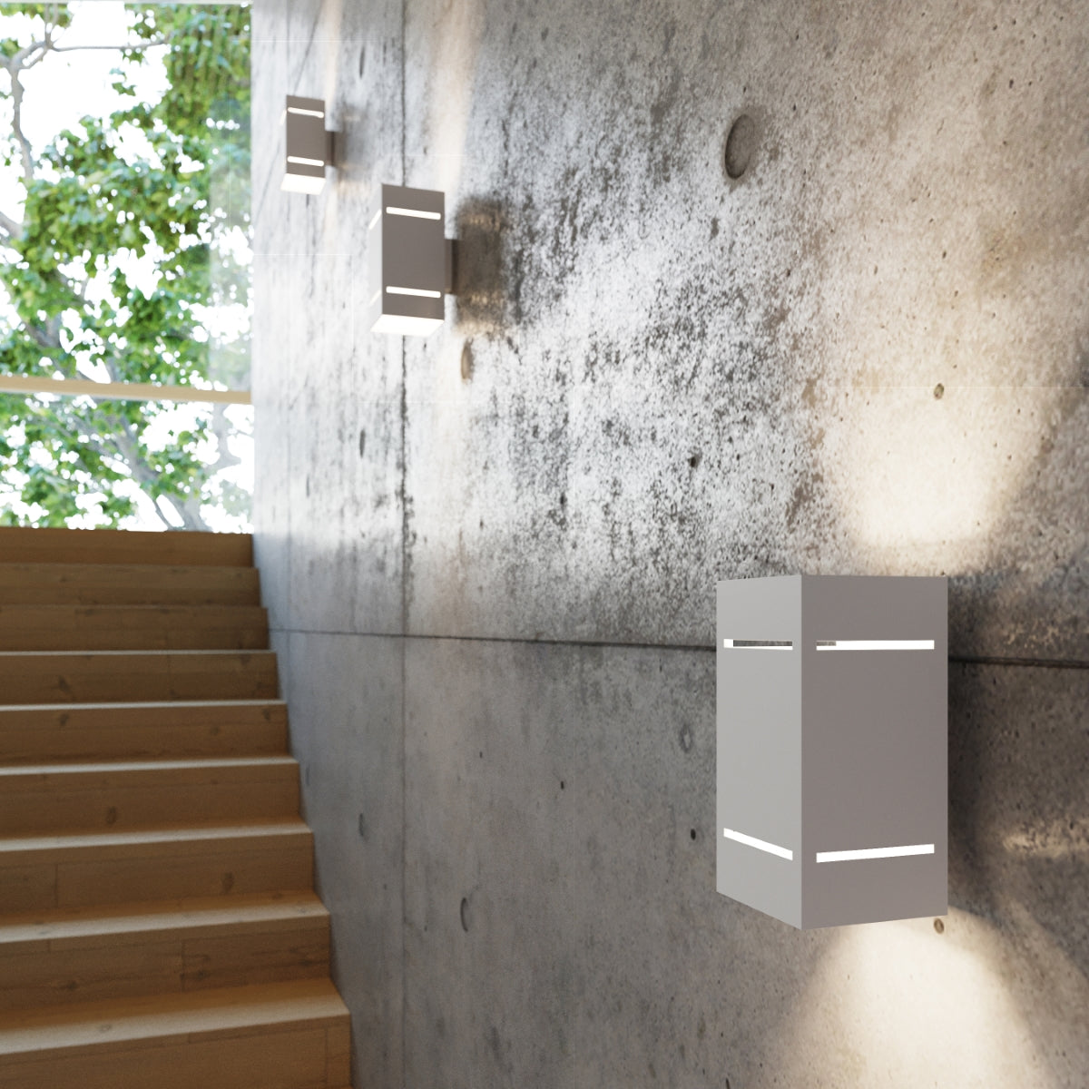 Wandlamp BLOCCO wit