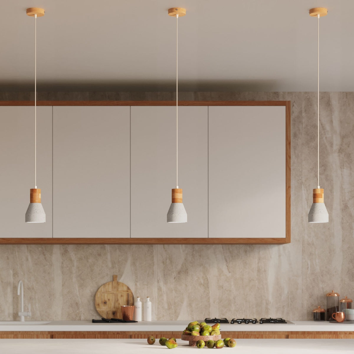 Hanglamp QUBIC grijs