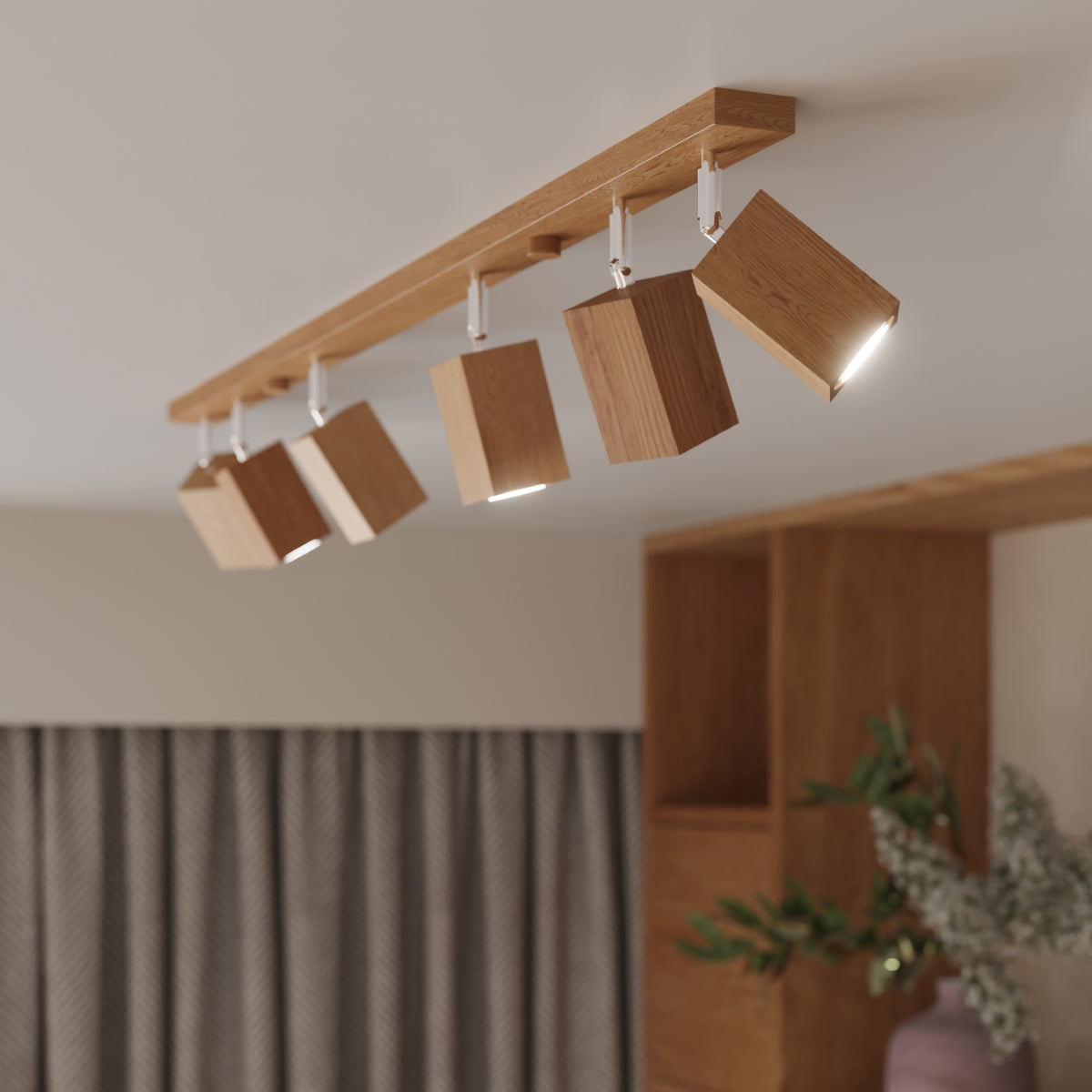 Wandlamp KEKE eik