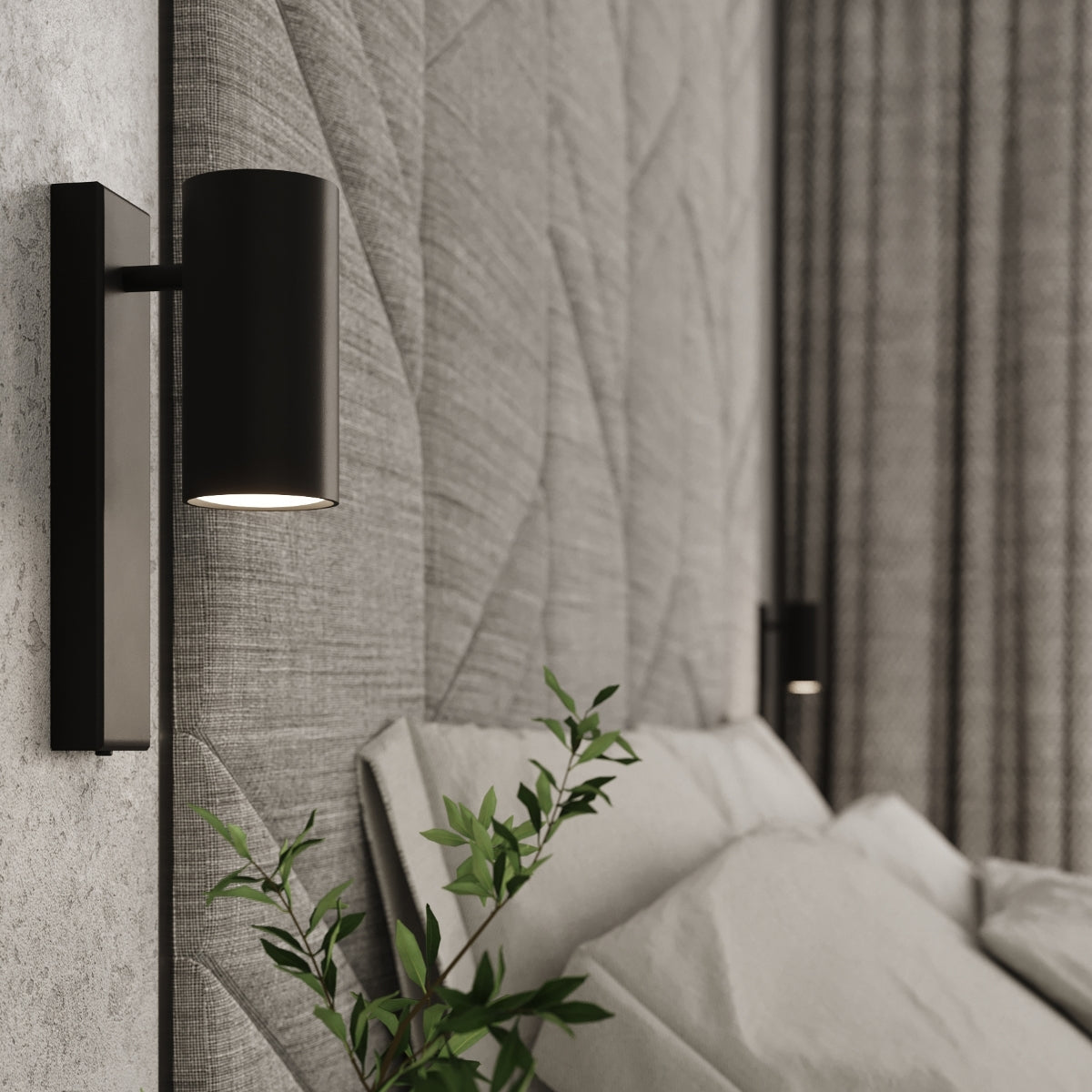 Wandlamp UTTI zwart