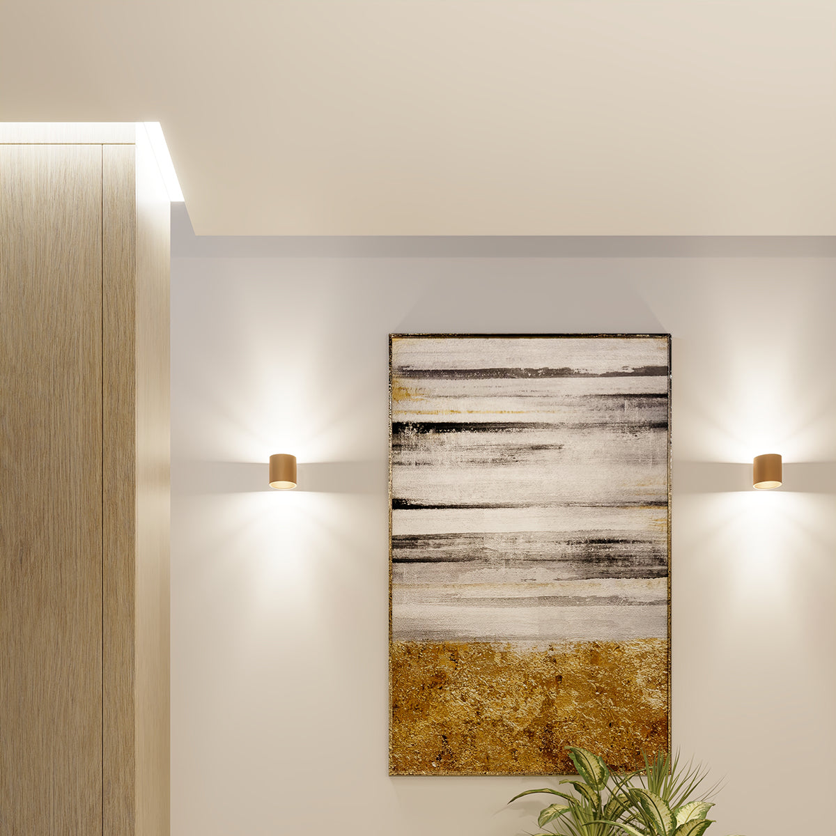 Plafondlamp ORBIS 1 goud