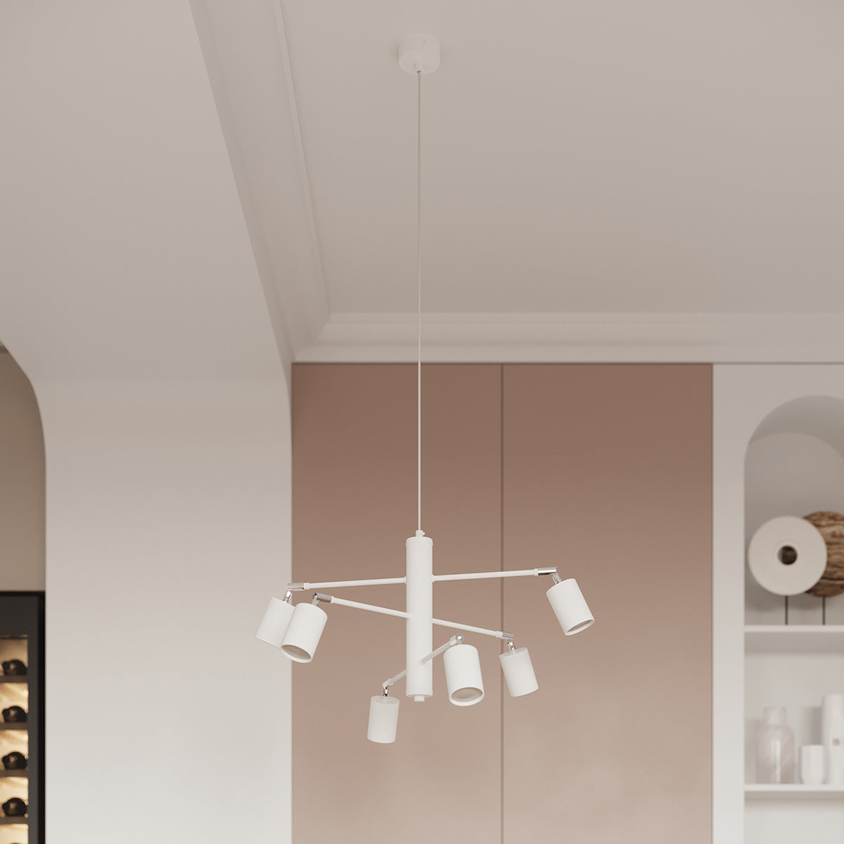 Plafondlamp LEMMI 4L wit