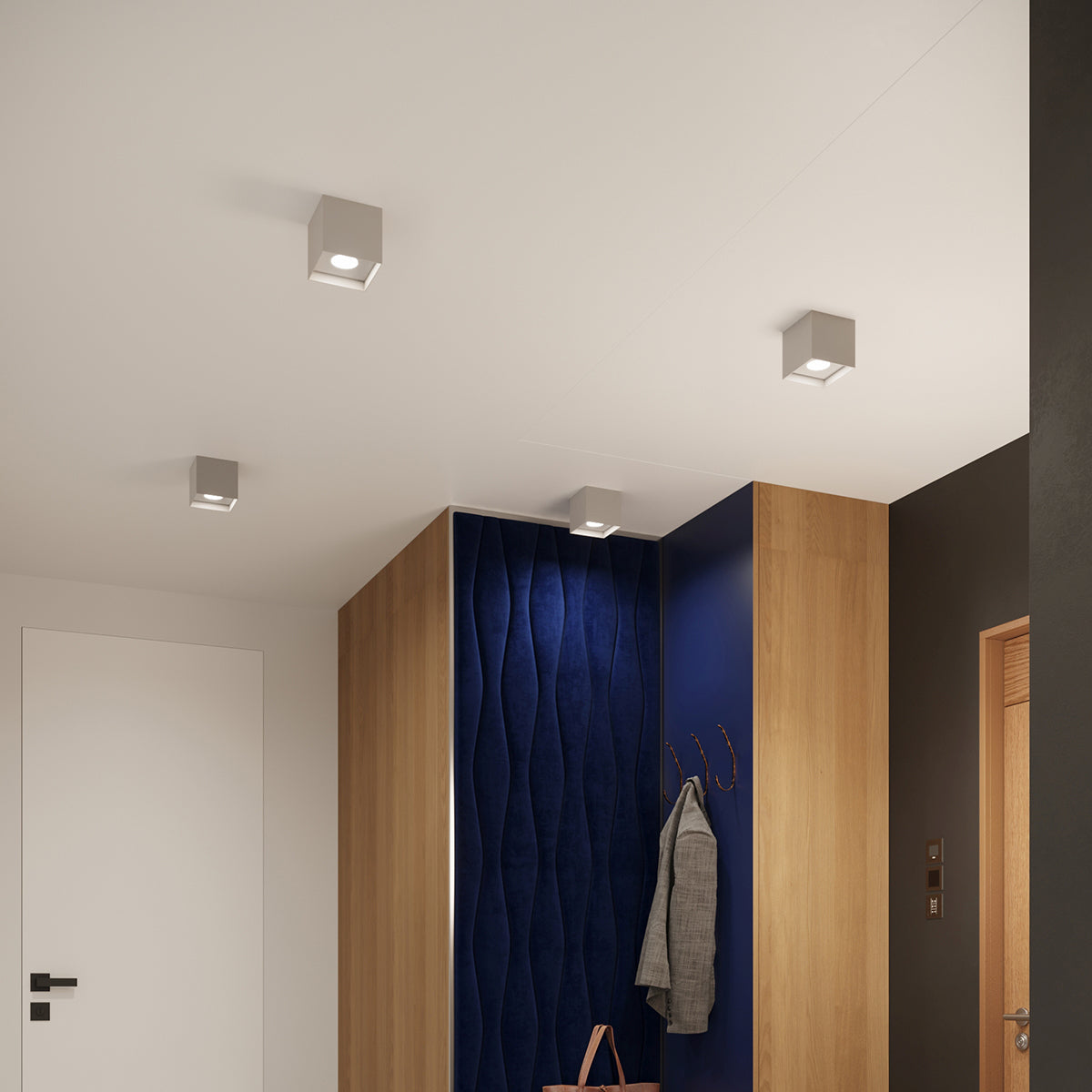 Plafondlamp HATI grijs