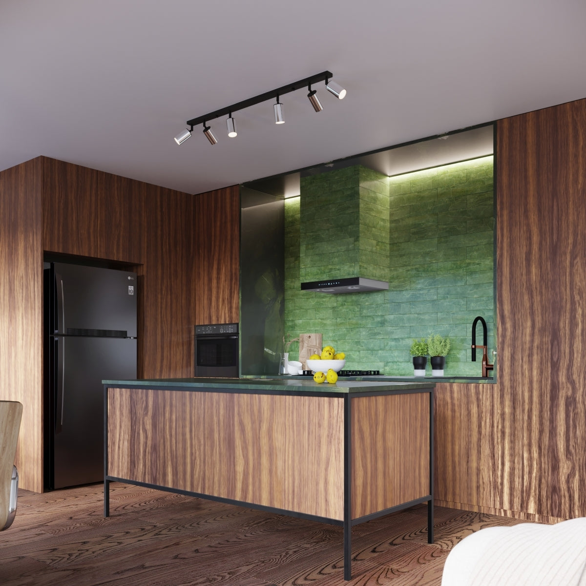 Tafellamp WINX zwart/chroom
