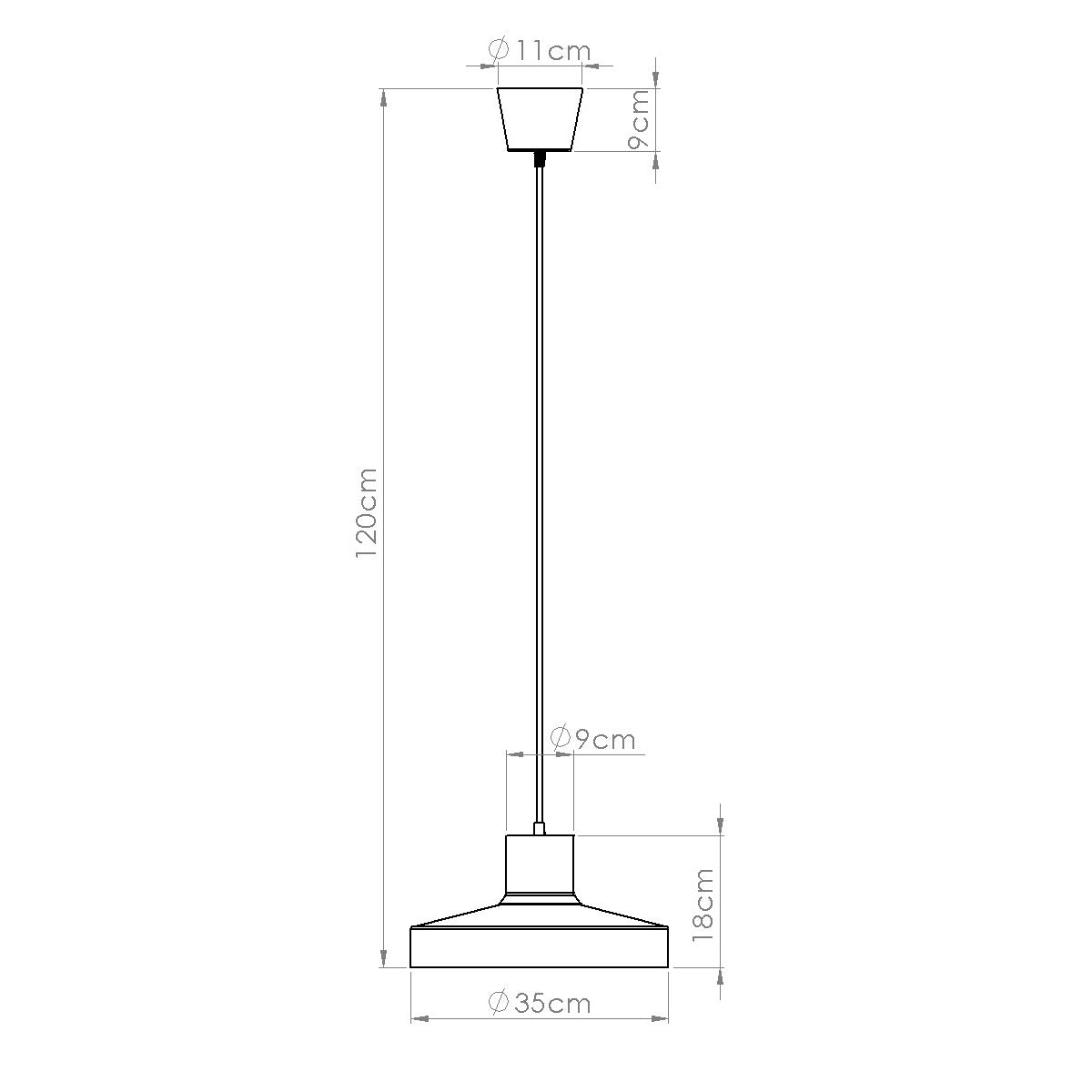 Hanglamp BILO beżowa