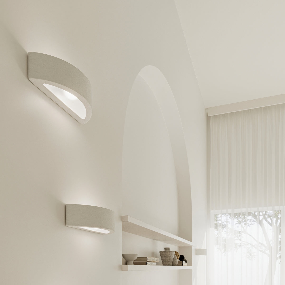 Wandlamp keramiek ATENA