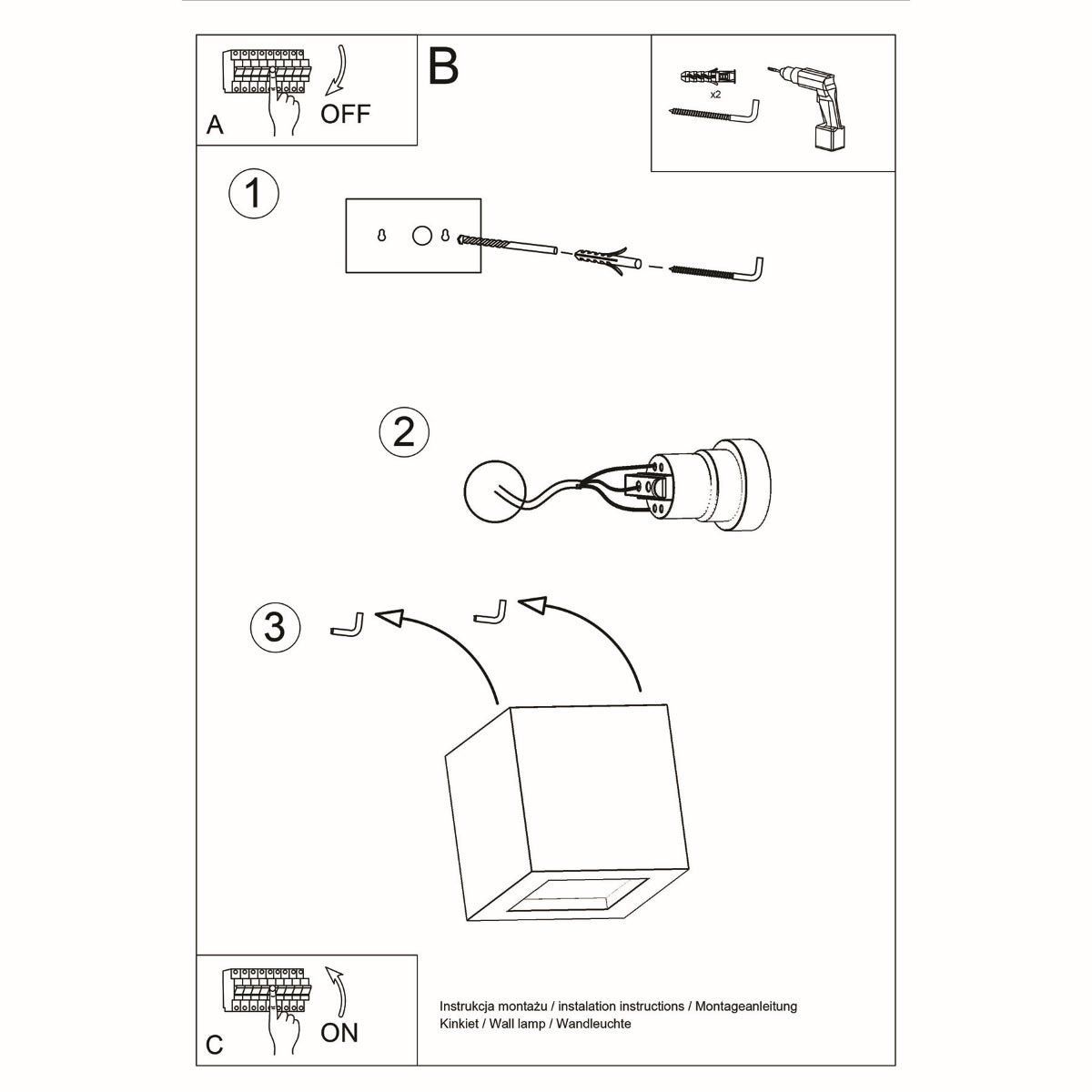 Wandlamp keramiek LEO