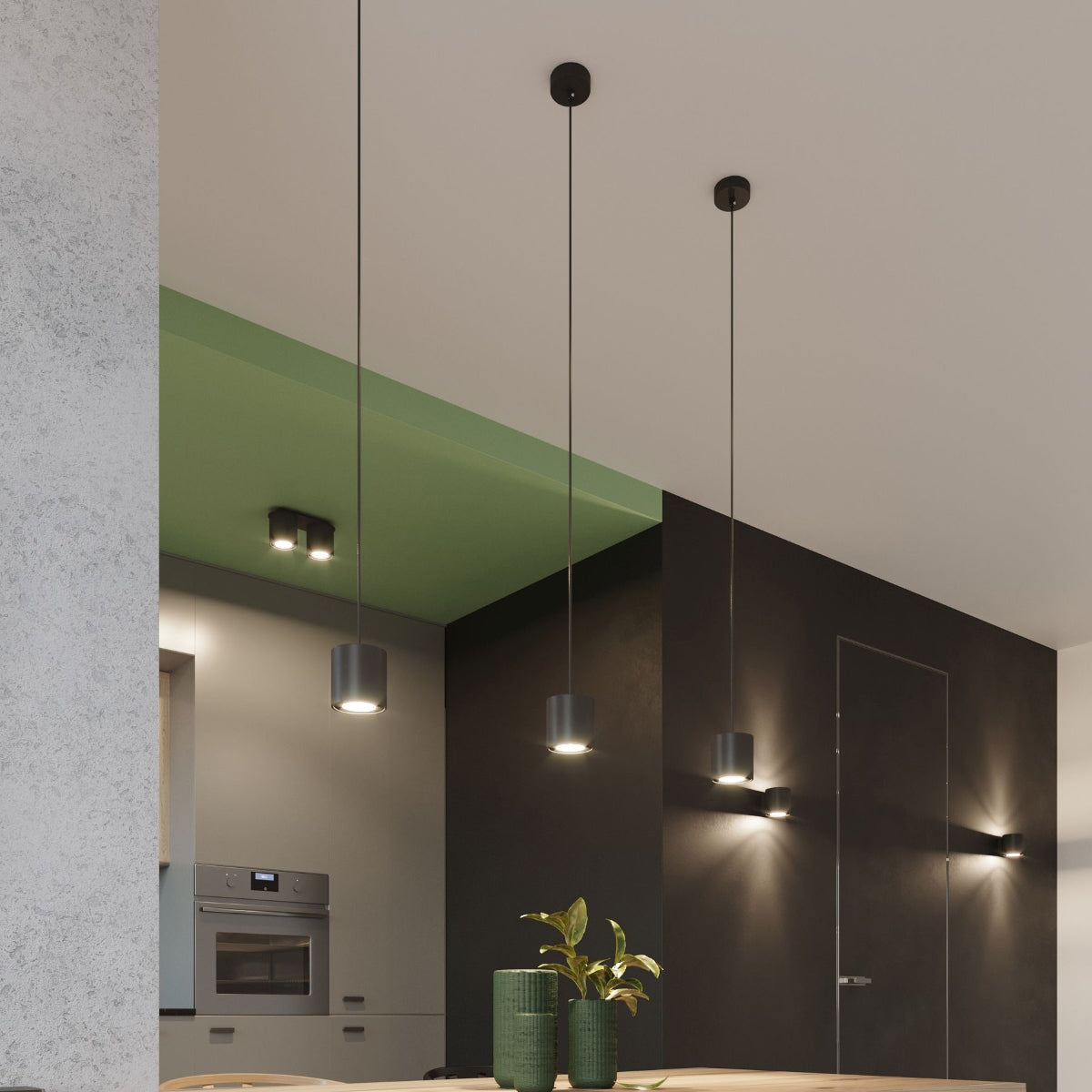 Plafondlamp ORBIS 1 zwart