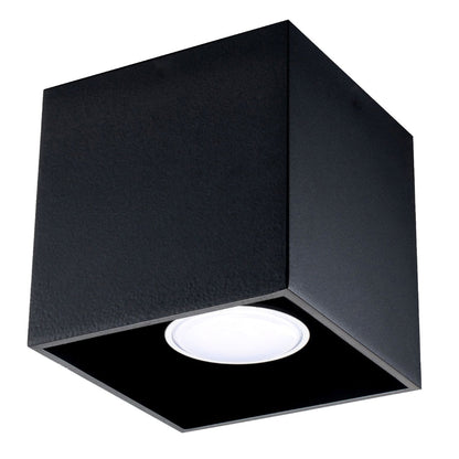 Plafondlamp QUAD 1 zwart