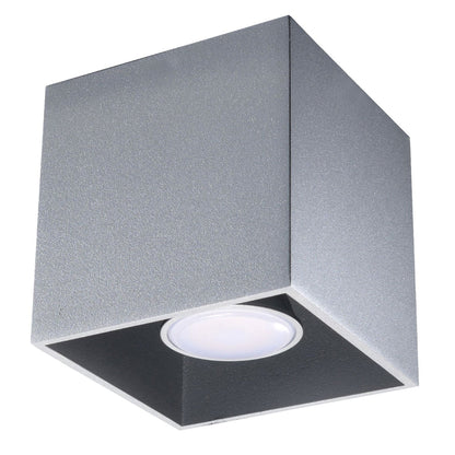 Plafondlamp QUAD 1 grijs