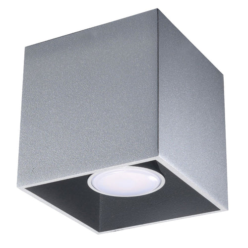 Plafondlamp QUAD 1 grijs