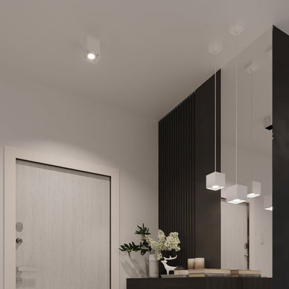Plafondlamp QUAD 1 wit