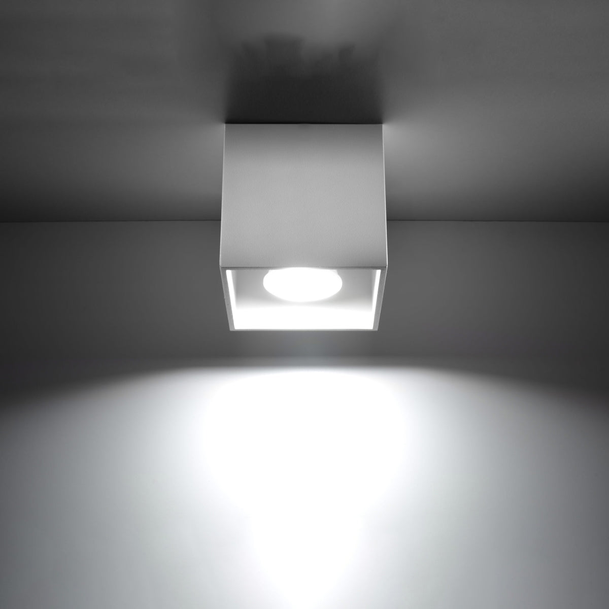 Plafondlamp QUAD 1 wit