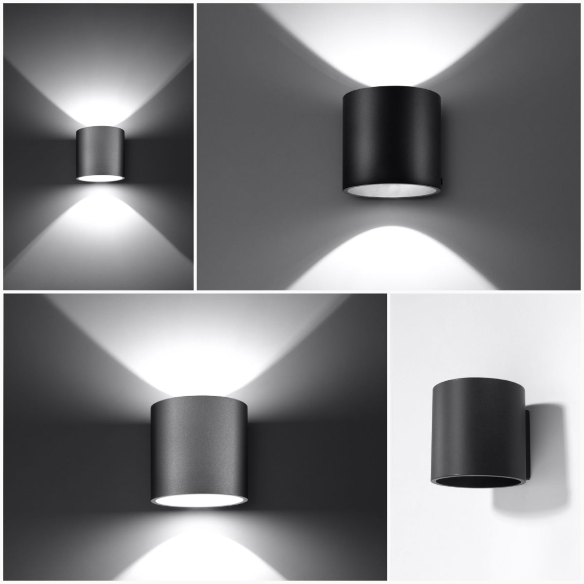 Wandlamp ORBIS 1 zwart