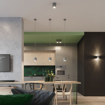 Wandlamp ORBIS 1 grijs