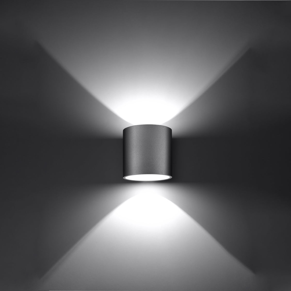 Wandlamp ORBIS 1 grijs