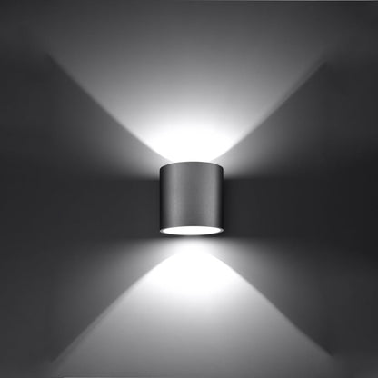Wandlamp ORBIS 1 grijs