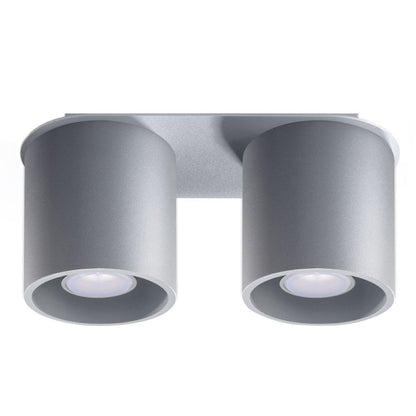 Plafondlamp ORBIS 2 grijs