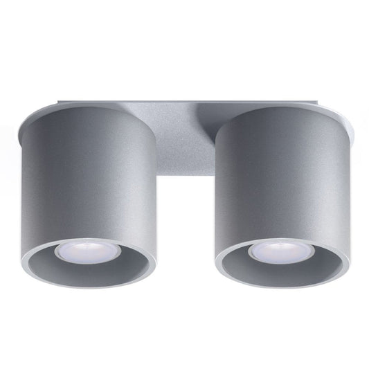 Plafondlamp ORBIS 2 grijs