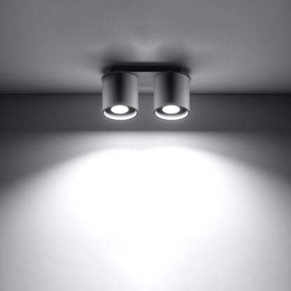 Plafondlamp ORBIS 2 grijs