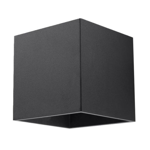 Wandlamp QUAD 1 zwart