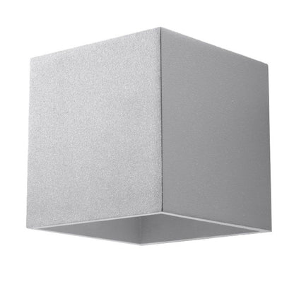 Wandlamp QUAD 1 grijs