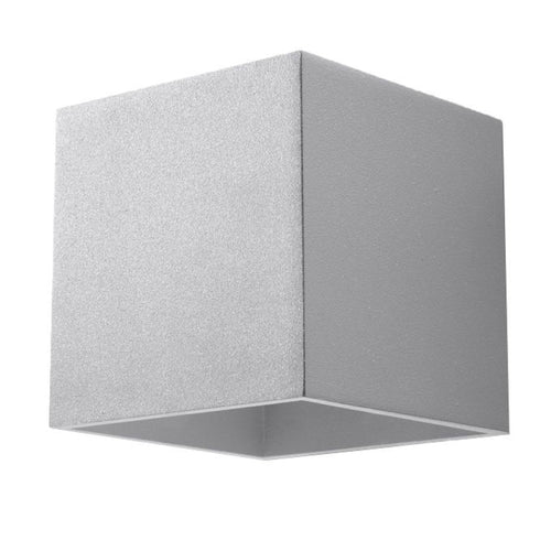 Wandlamp QUAD 1 grijs