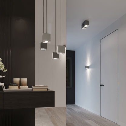 Hanglamp QUAD 1 grijs