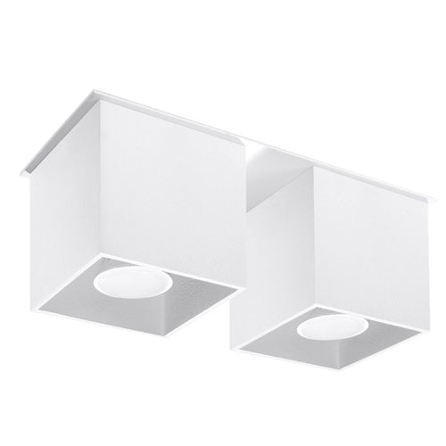 Plafondlamp QUAD 2 wit