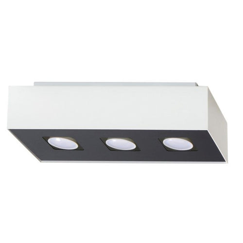 Plafondlamp MONO 3 wit