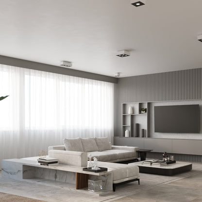 Plafondlamp MONO 3 wit