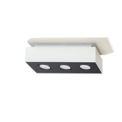 Plafondlamp MONO 3 wit
