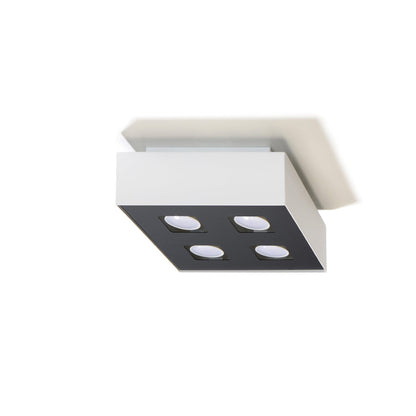 Plafondlamp MONO 4 wit