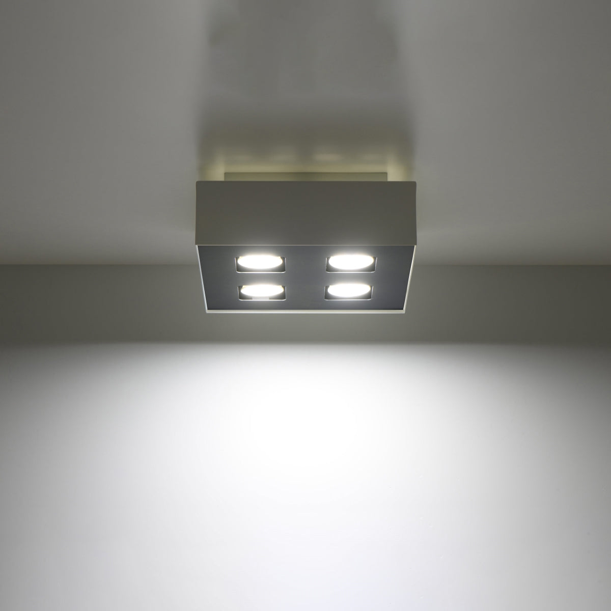 Plafondlamp MONO 4 wit