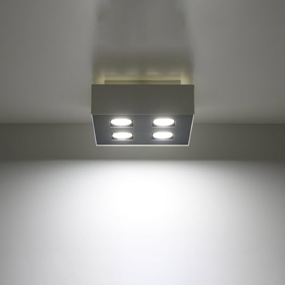 Plafondlamp MONO 4 wit