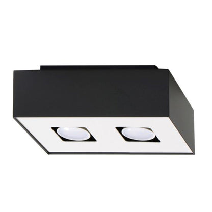 Plafondlamp MONO 2 zwart