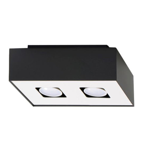 Plafondlamp MONO 2 zwart