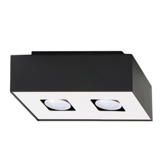 Plafondlamp MONO 2 zwart