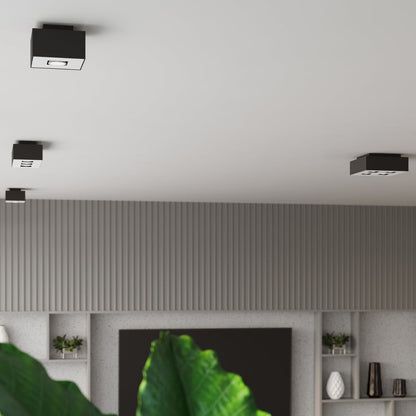 Plafondlamp MONO 3 zwart