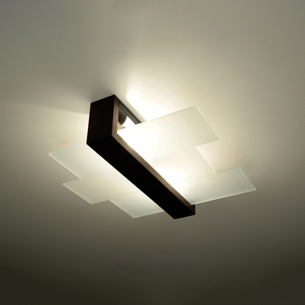 Plafondlamp FENIKS 2 wengé
