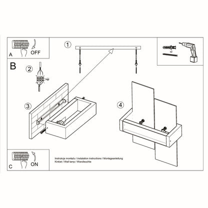Wandlamp FENIKS 1 wengé
