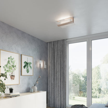 Wandlamp FENIKS 1 natuurlijk hout