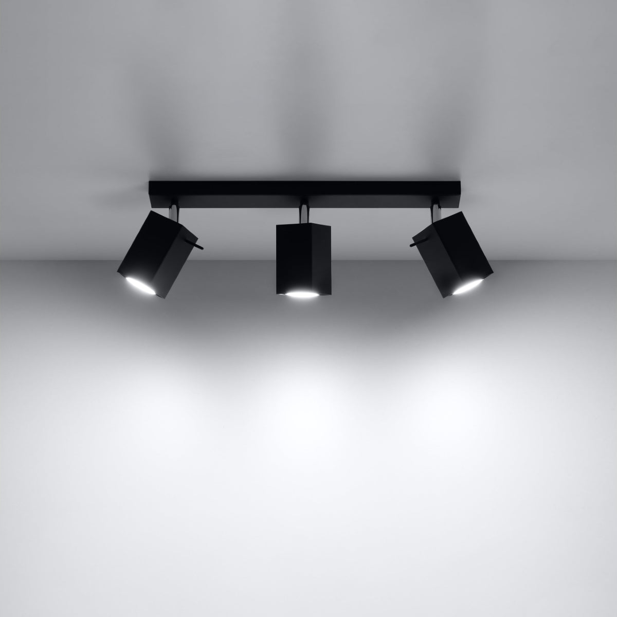 Plafondlamp MERIDA 3 zwart
