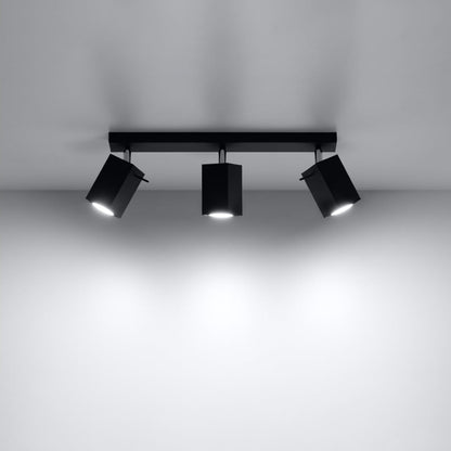 Plafondlamp MERIDA 3 zwart