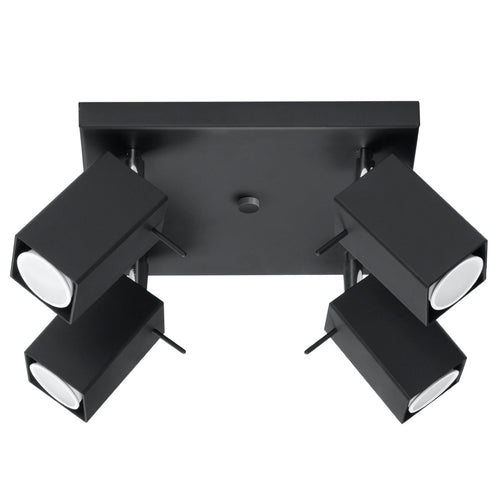 Plafondlamp MERIDA 4 zwart
