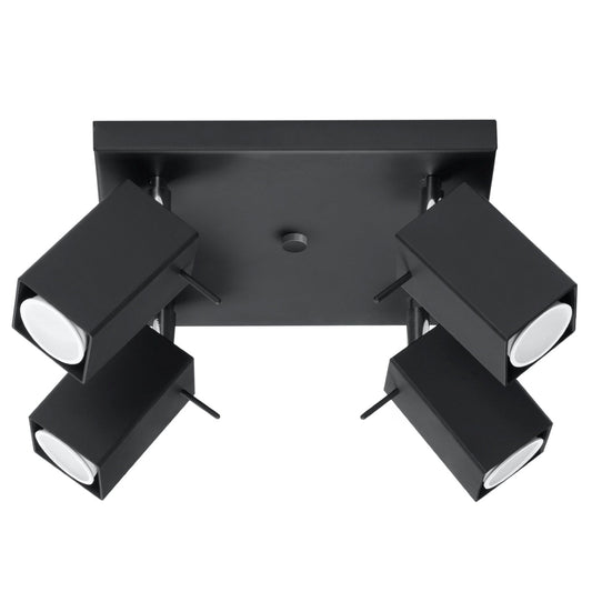 Plafondlamp MERIDA 4 zwart